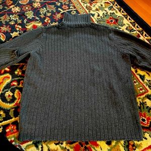 Super large cable style turtleneck, sweater for men.